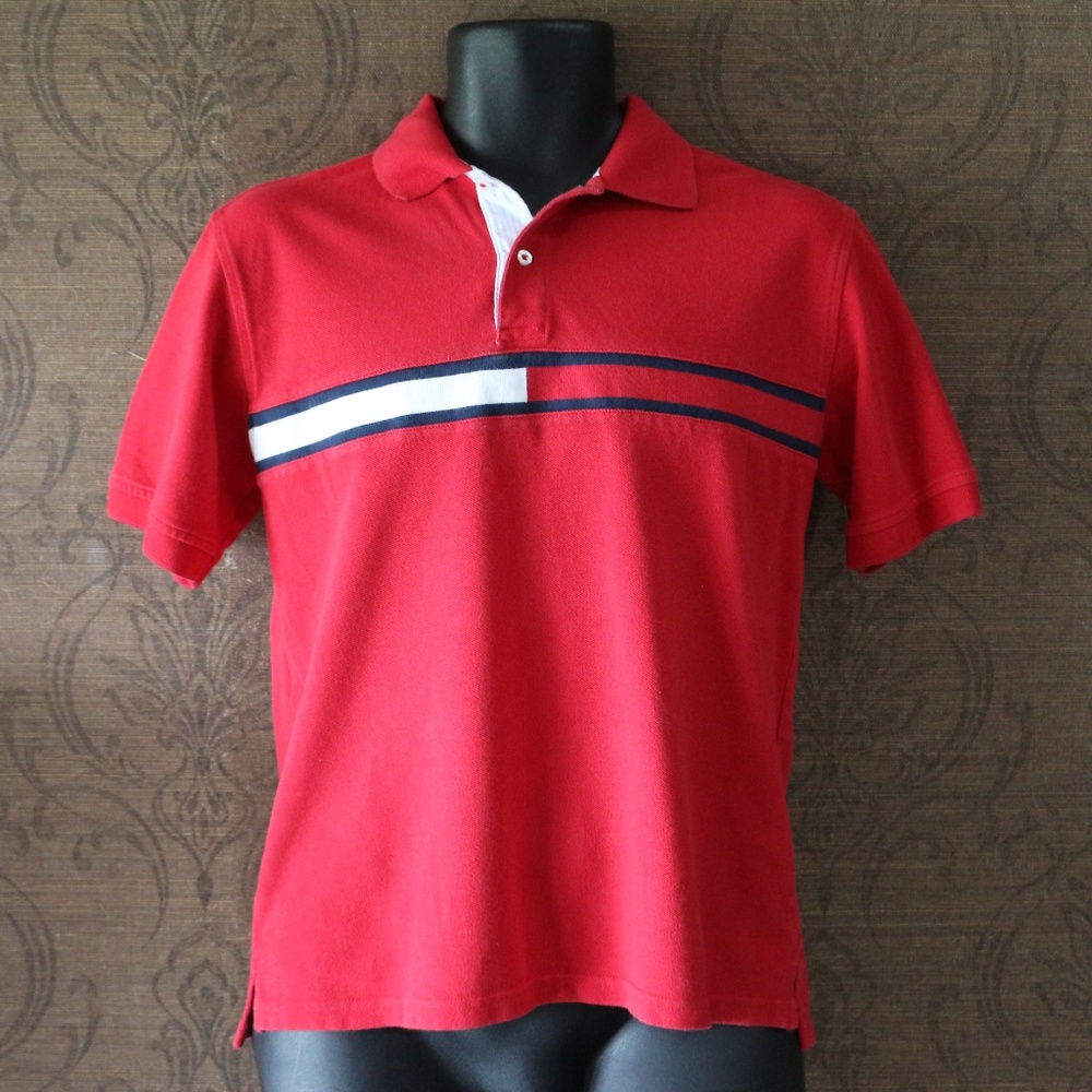 Tommy Hilfiger Red Polo